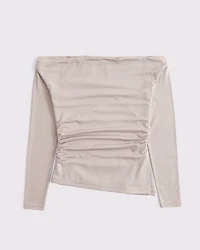 Off-The-Shoulder Draped Top