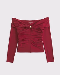 Off-The-Shoulder Hardware Top