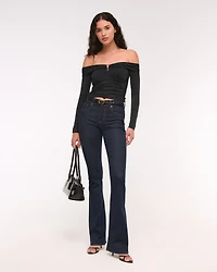 Off-The-Shoulder Hardware Top