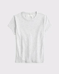 Short-Sleeve Cozy Lounge Knit Tee