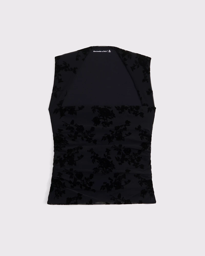 The A&F Ava Mesh Top