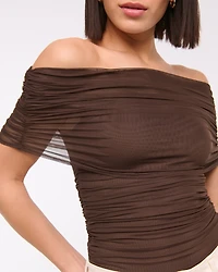 Mesh Foldover Bodysuit