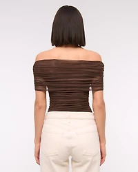 Mesh Foldover Bodysuit