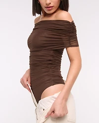 Mesh Foldover Bodysuit