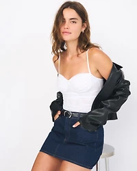 Bra-Free Mesh Bodysuit