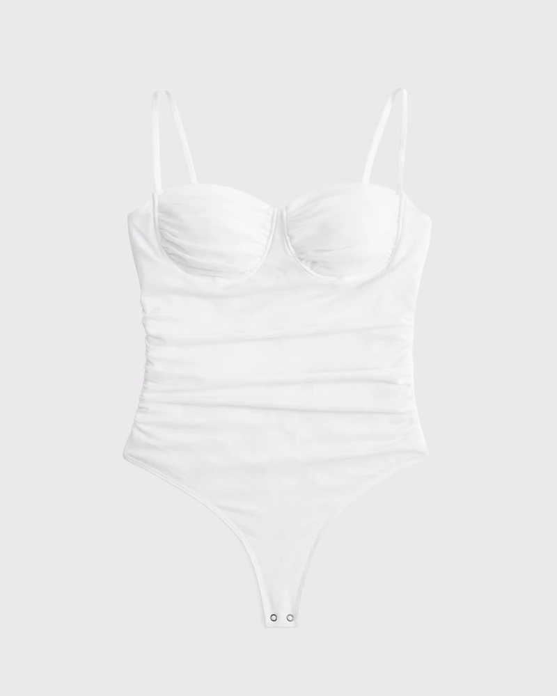 Bra-Free Mesh Bodysuit