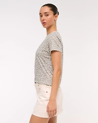 Essential Polished Body-Skimming Tee