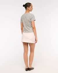 Essential Polished Body-Skimming Tee