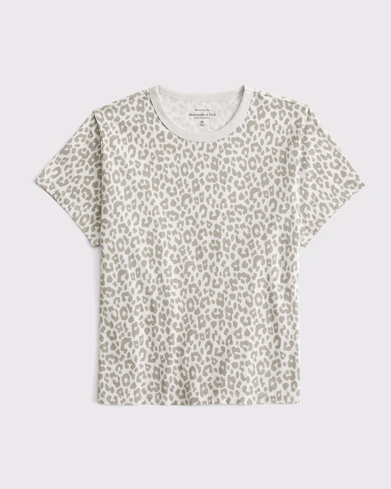 Essential Polished Body-Skimming Tee