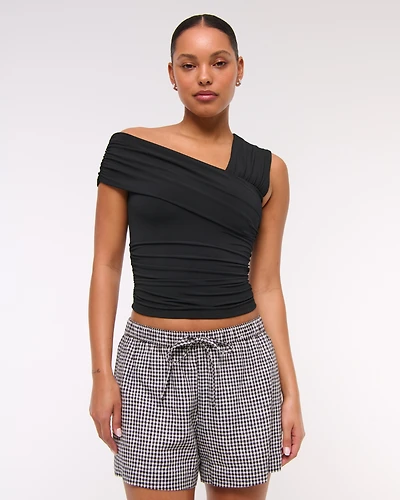 Asymmetrical Wrap Top