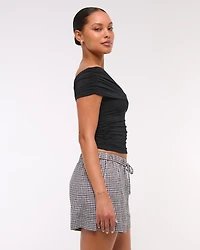 Asymmetrical Wrap Top