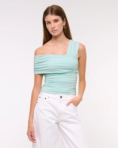 Asymmetrical Wrap Top