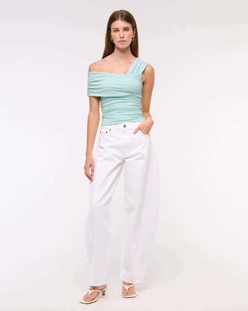 Asymmetrical Wrap Top