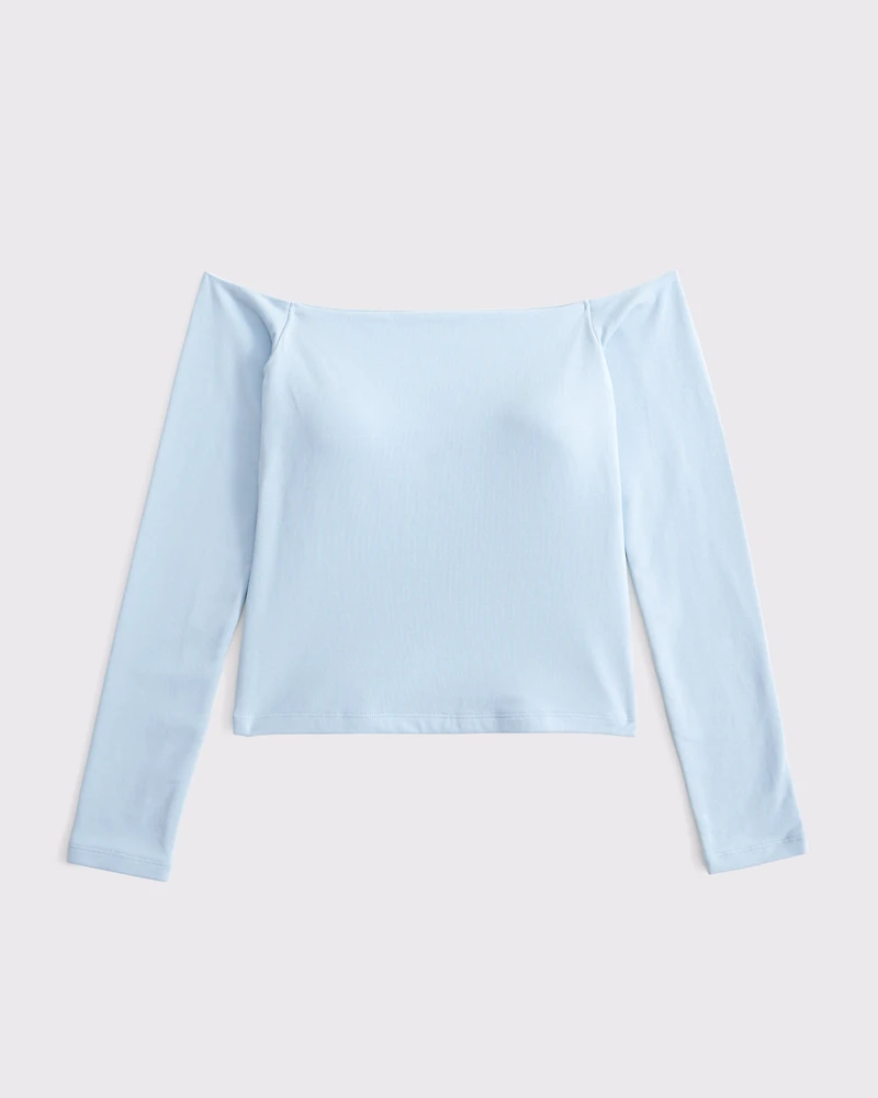 Bra-Free Off-The-Shoulder Top