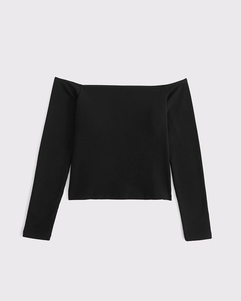 Bra-Free Off-The-Shoulder Top