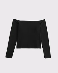 Bra-Free Off-The-Shoulder Top