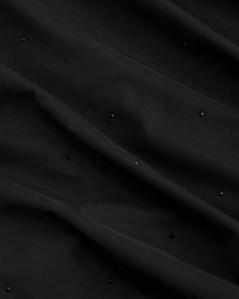 The A&F Ava Long-Sleeve Mesh Top