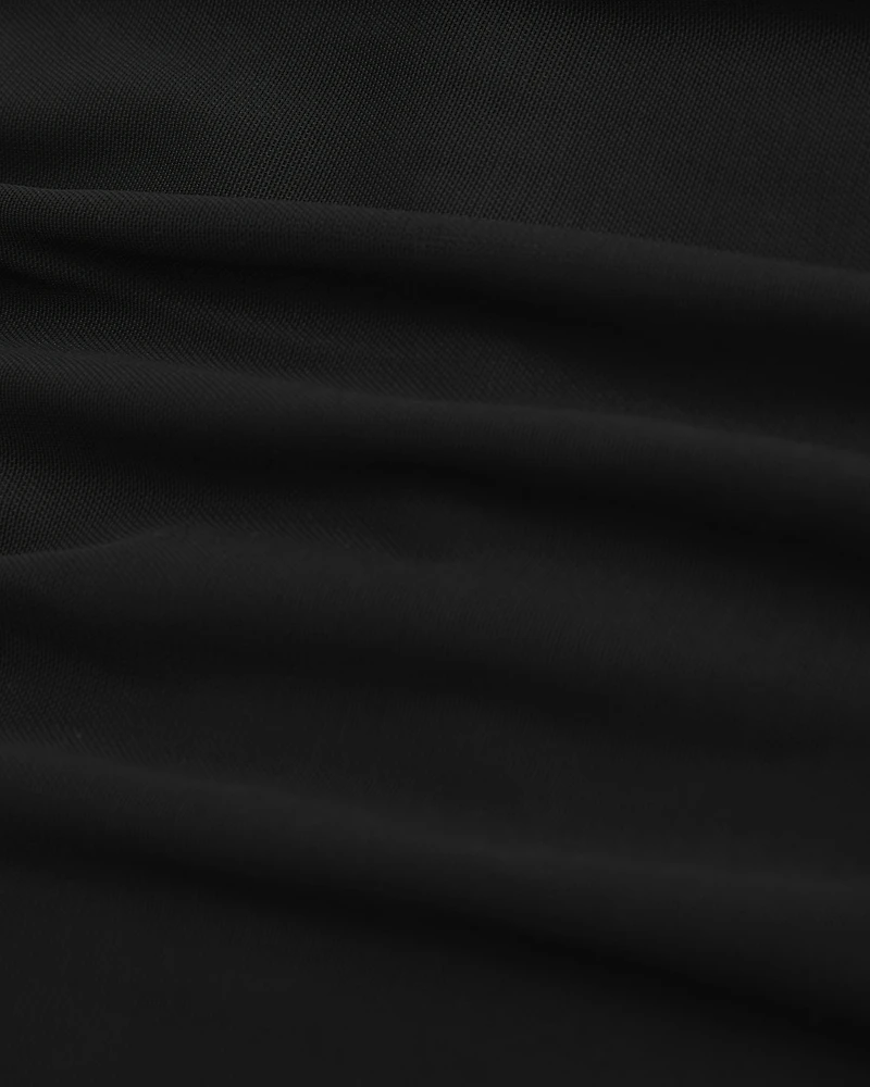 Bra-Free Long-Sleeve Open-Back Hardware Bodysuit