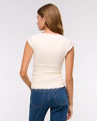 The A&F Zoe Bra-Free Lace Top