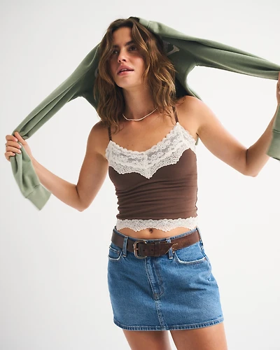 Bra-Free Lace-Trim Cami