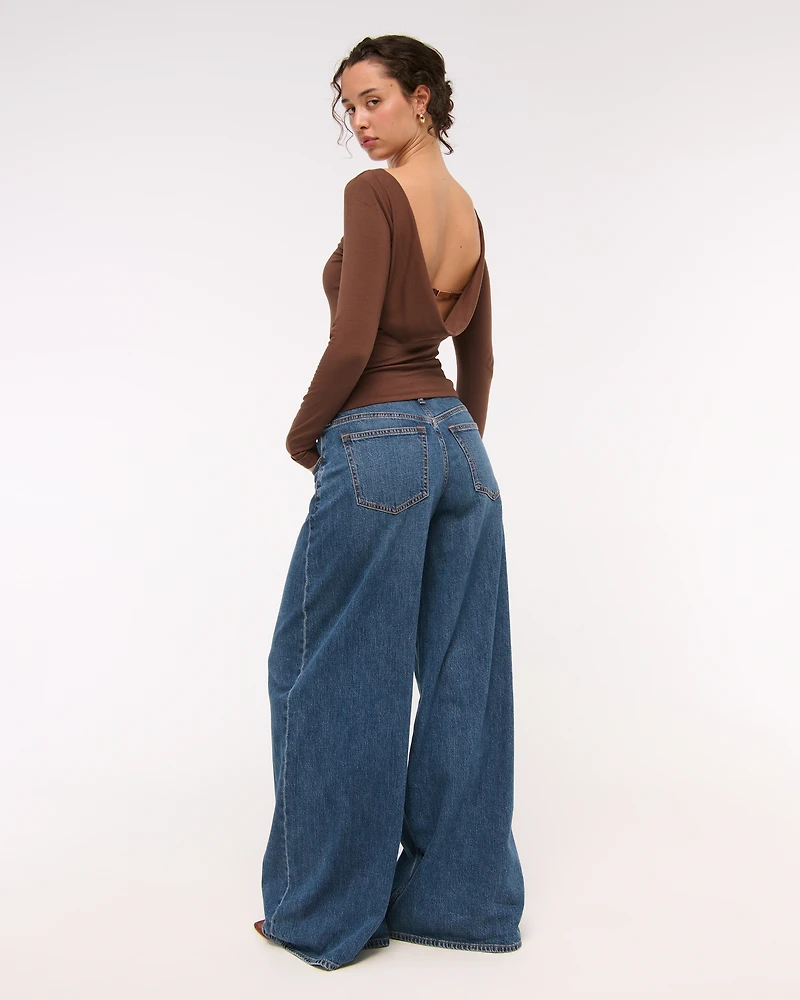 Bra-Free Cowl-Back Hardware Top