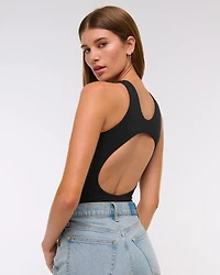 Bra-Free Open-Back Bodysuit