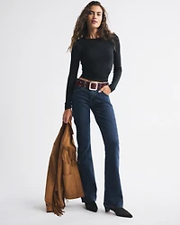 Long-Sleeve Featherweight Rib Baby Tee