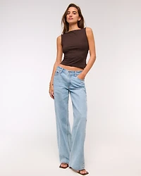 Draped Cowl Back Top