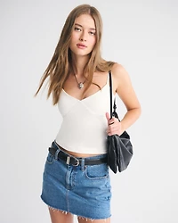 Bra-Free Snatched Seamless V-Neck Cami