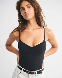 Bra-Free Snatched Seamless V-Neck Cami