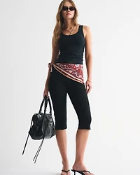 Bra-Free Rib Scoopneck Tank