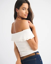 Off-The-Shoulder Ruffle Top