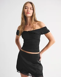 Off-The-Shoulder Ruffle Top