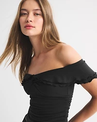 Off-The-Shoulder Ruffle Top