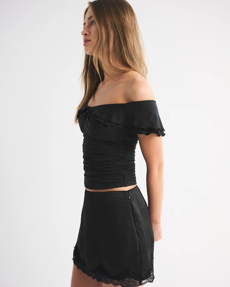 Off-The-Shoulder Ruffle Top