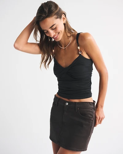 Bra-Free Beaded Twist Cami