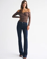 Bra-Free Off-The-Shoulder Hardware Top