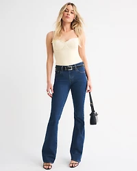 Bra-Free Lace-Trim Bodysuit