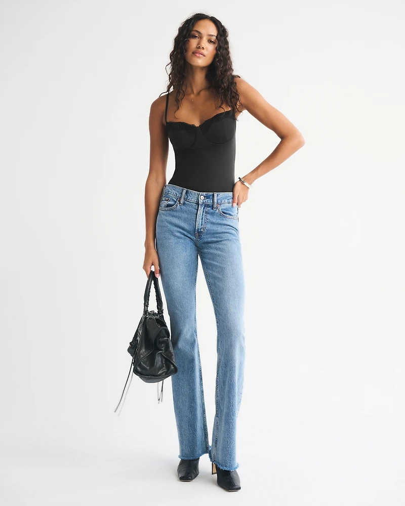 Bra-Free Lace Bodysuit