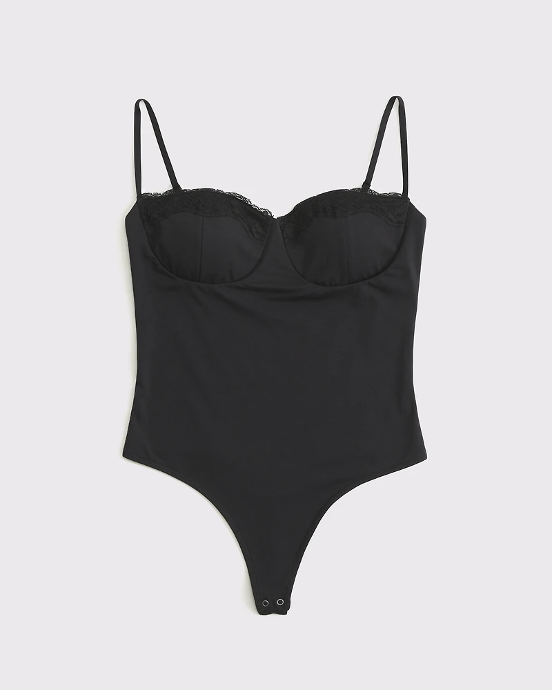 Bra-Free Lace Bodysuit