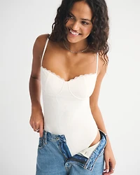 Bra-Free Lace Bodysuit