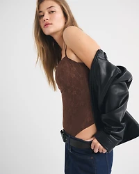 Bra-Free Lace Bodysuit