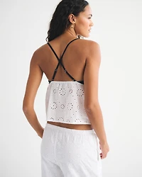 Bra-Free Eyelet Cami