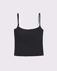 Bra-Free Double-Layered 90s Cami