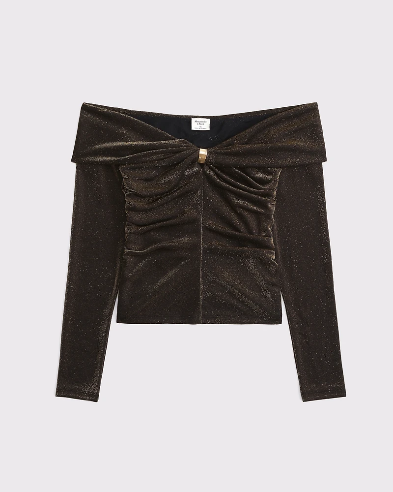 Off-The-Shoulder Hardware Top