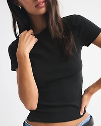 Essential Rib Tuckable Baby Tee
