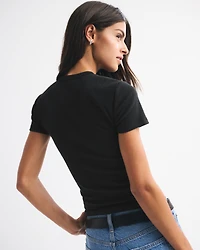 Essential Rib Tuckable Baby Tee