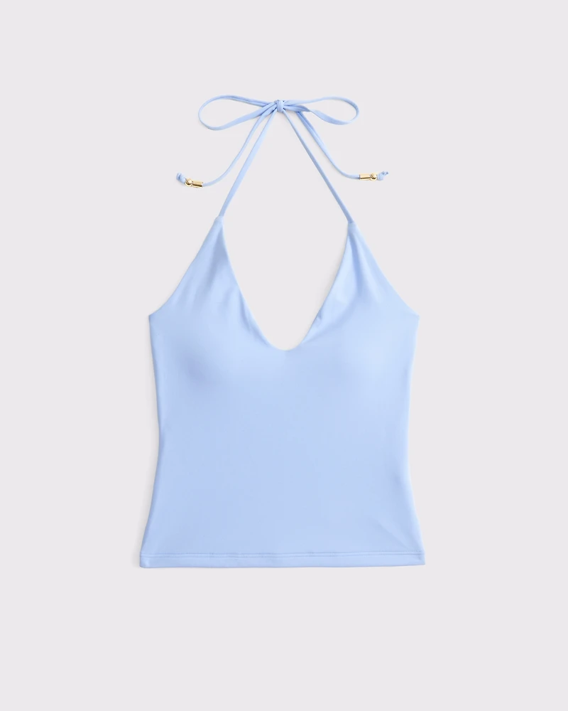 Bra-Free Snatched Seamless Halter Top