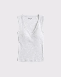 Bra-Free V-Neck Rib Tank