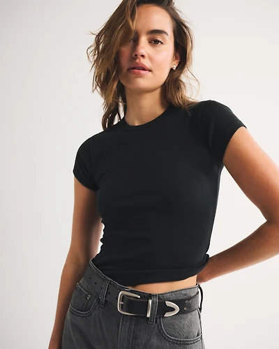 Tuckable Vintage Jersey Baby Tee
